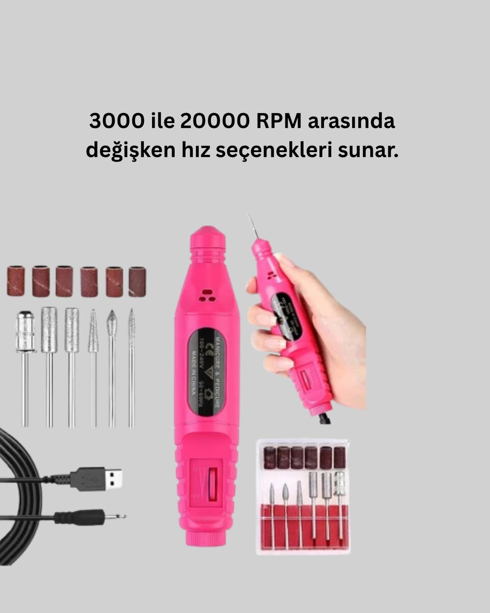 Ayarlanabilir Hızlı Tırnak Bakım Makinesi 2 Ayarlanabilir Hızlı Tırnak Bakım Makinesi - Görsel 2