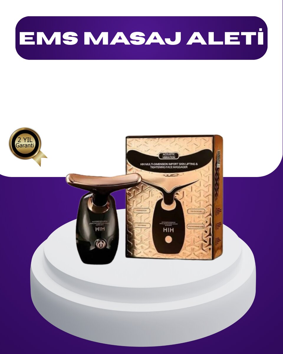 Yüz ve Boyun İçin Cilt Sıkılaştırıcı Masaj Cihazı 1 Yüz ve Boyun İçin Cilt Sıkılaştırıcı Masaj Cihazı