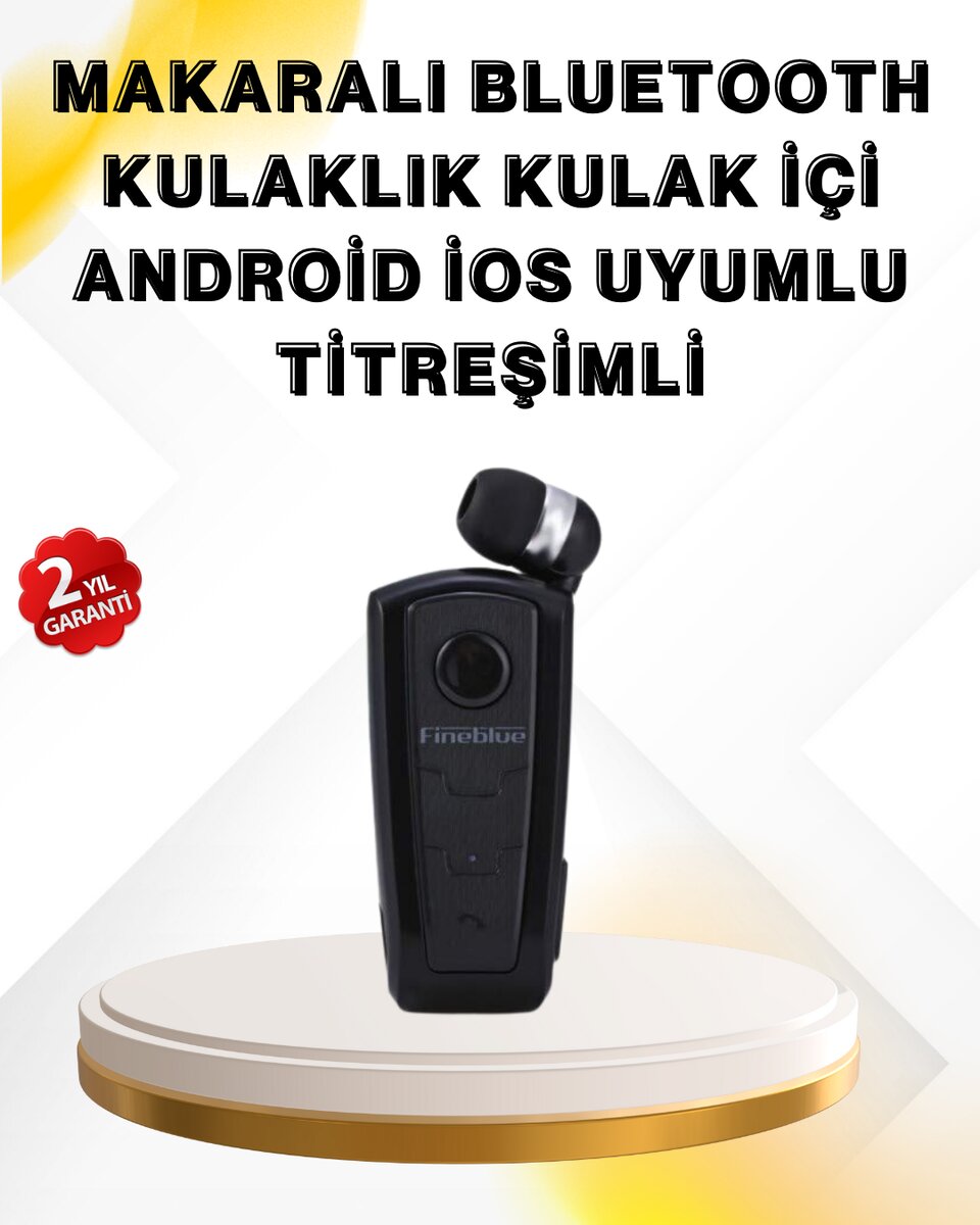 Gürültü Önleyici Fineblue F910 Bluetooth Kulaklık Klipsli Model 1 Gürültü Önleyici Fineblue F910 Bluetooth Kulaklık Klipsli Model