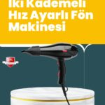Tüm Saç Tipleri İçin 2200W Güçlü Fön Makinesi