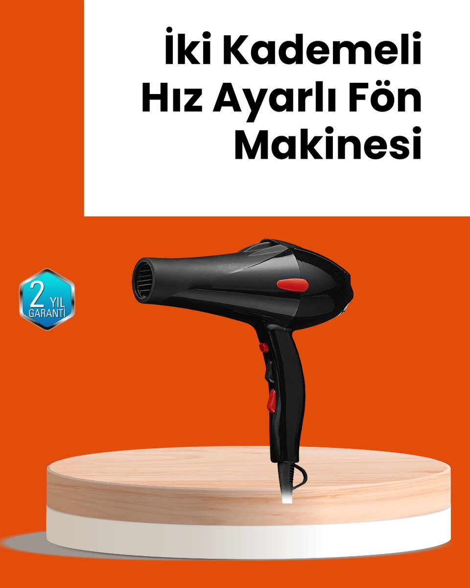 Hızlı Kurutma ve Şekillendirme İçin Profesyonel Saç Kurutma Makinesi 1 Hızlı Kurutma ve Şekillendirme İçin Profesyonel Saç Kurutma Makinesi