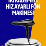 2200W Güçlü Motorlu Ergonomik Fön Makinesi