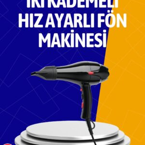 2200W Güçlü Motorlu Ergonomik Fön Makinesi