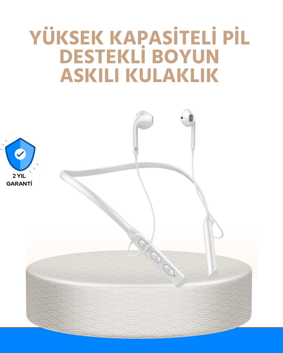 Gürültü Azaltıcı Ergonomik Boyun Askılı Kablosuz Kulaklık 1 Gürültü Azaltıcı Ergonomik Boyun Askılı Kablosuz Kulaklık