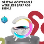 2025 Model 15W Kablosuz Şarjlı Renkli Atmosfer Lambası