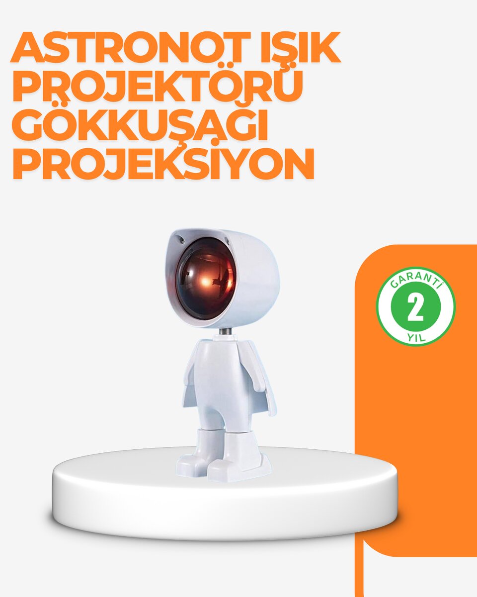 USB Şarjlı Taşınabilir Gün Batımı Projektör Lambası 1 USB Şarjlı Taşınabilir Gün Batımı Projektör Lambası