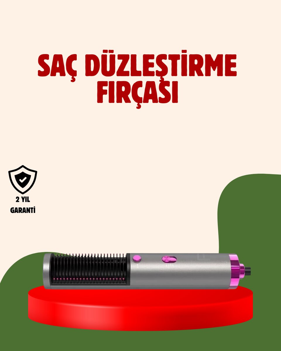 Hızlı Kurutma ve Şekillendirme İçin Saç Fırçası 1 Hızlı Kurutma ve Şekillendirme İçin Saç Fırçası