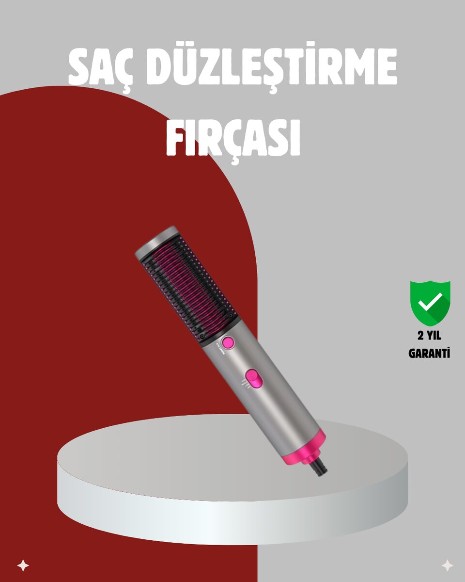 Elektriklenme Önleyici İyonik Saç Şekillendirme Fırçası 1 Elektriklenme Önleyici İyonik Saç Şekillendirme Fırçası