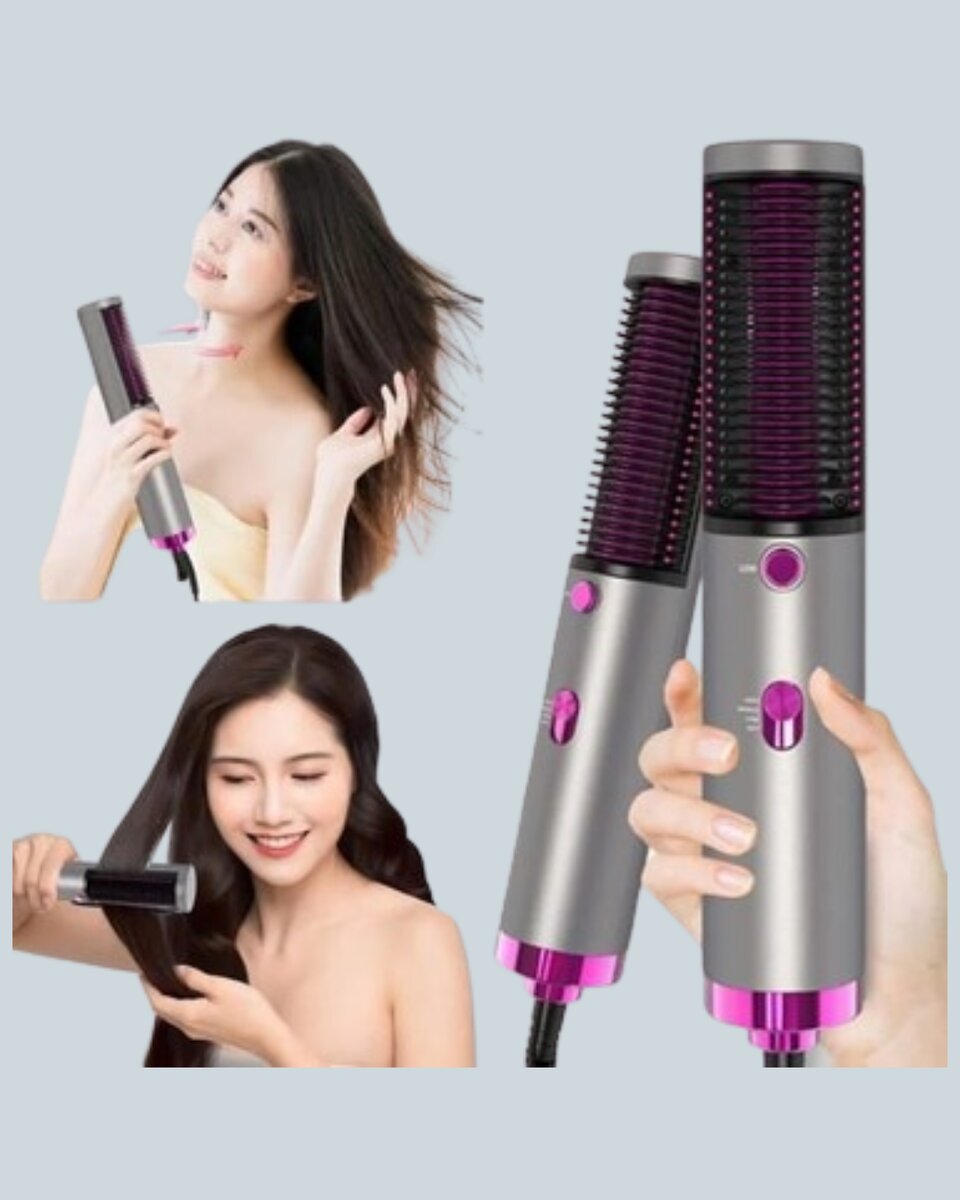 Ergonomik Tasarımlı Hafif ve Taşınabilir Sıcak Hava Fırçası 4 Ergonomik Tasarımlı Hafif ve Taşınabilir Sıcak Hava Fırçası - Görsel 4