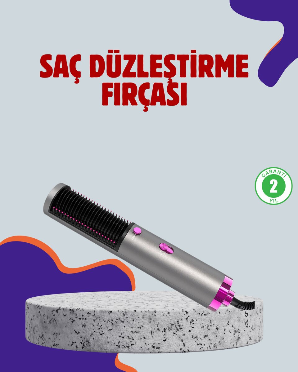 Salon Kalitesinde Saç Bakımı Sunan Şekillendirici Fırça 1 Salon Kalitesinde Saç Bakımı Sunan Şekillendirici Fırça