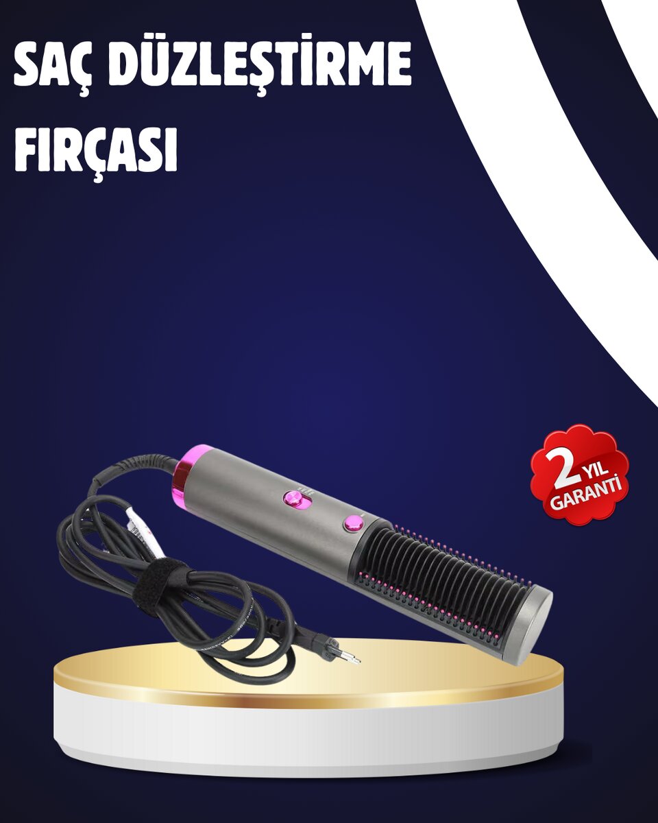 Hızlı Kurutma ve Parlak Saçlar İçin Profesyonel Fırça 1 Hızlı Kurutma ve Parlak Saçlar İçin Profesyonel Fırça