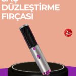 Hacim Veren ve Saç Elektriklenmesini Önleyen Sıcak Hava Fırçası