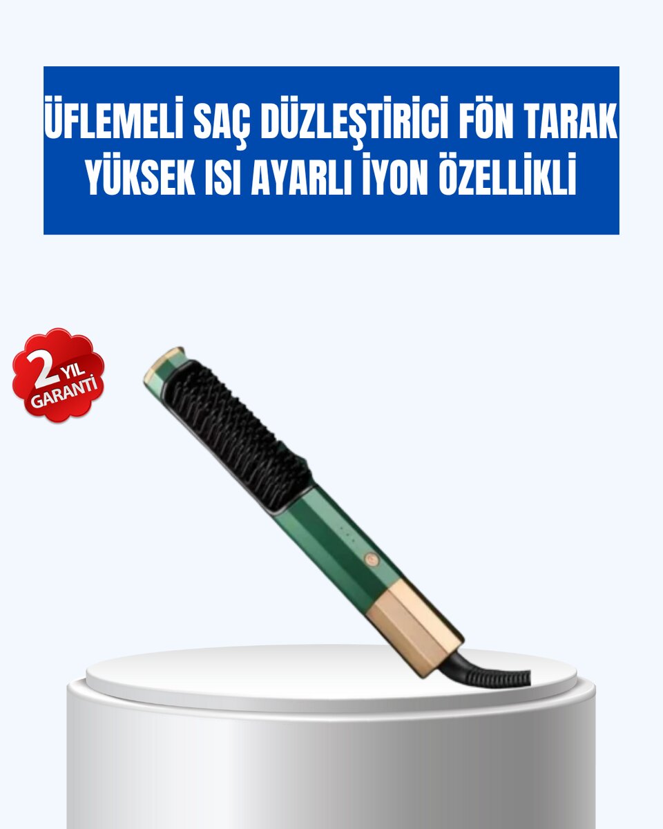 Ayarlanabilir Isı Kontrollü Saç Şekillendirme Seti – Tüm Saç Tipleri İçin Uygun 1 Ayarlanabilir Isı Kontrollü Saç Şekillendirme Seti – Tüm Saç Tipleri İçin Uygun