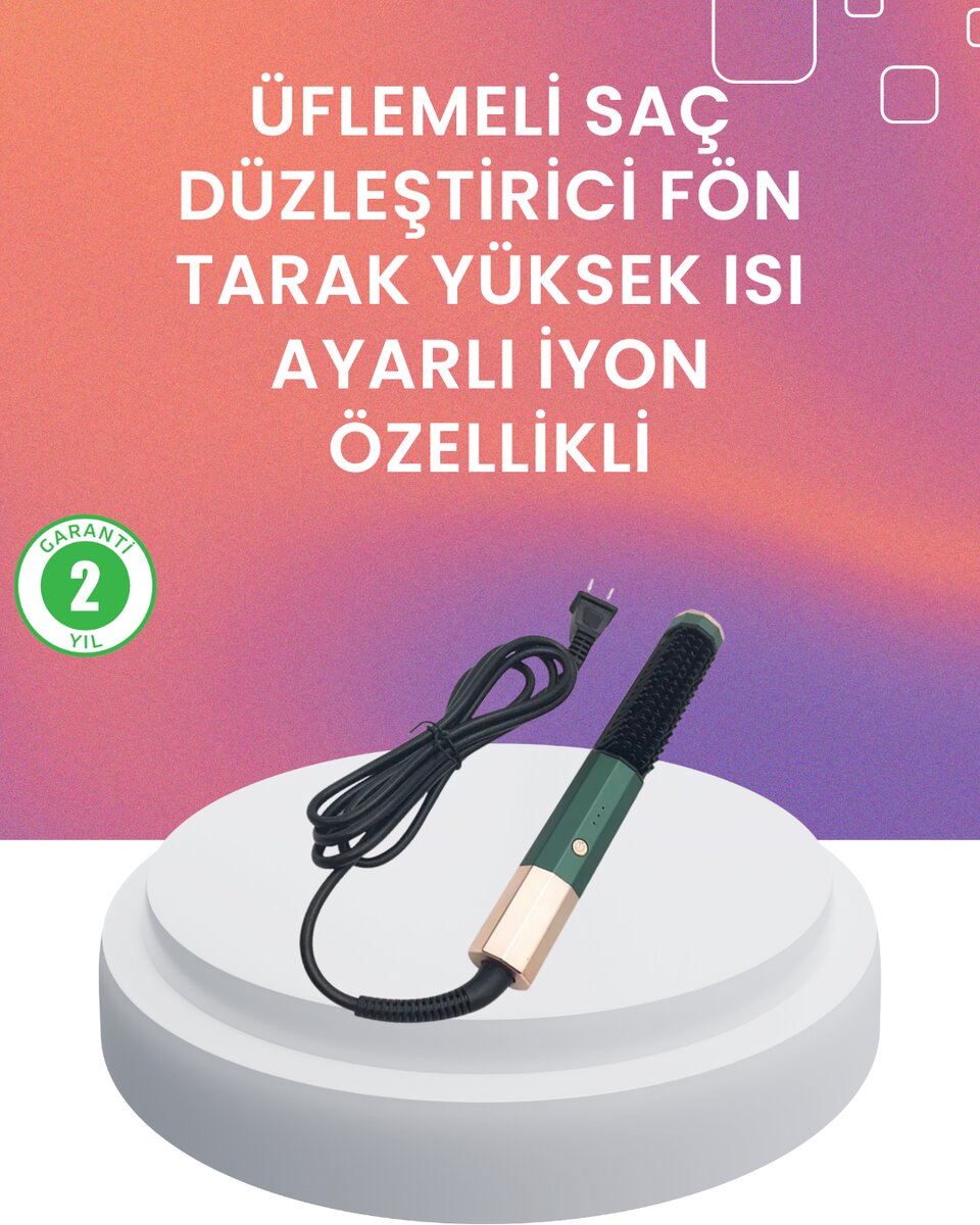 Termal Koruma Sistemli Çok Fonksiyonlu Saç Şekillendirme Cihazı 1 Termal Koruma Sistemli Çok Fonksiyonlu Saç Şekillendirme Cihazı