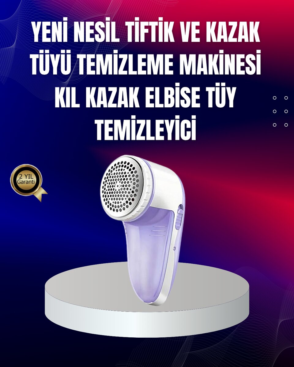 Tüy ve Tiftik Temizleyici – 3 Bıçaklı 200ml Kapasiteli 1 Tüy ve Tiftik Temizleyici – 3 Bıçaklı 200ml Kapasiteli