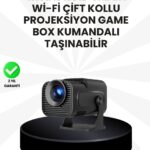 WiFi6 ve Bluetooth 5.4 Destekli LED Projektör - HCS350pro