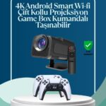 450 ANSI Lümen 4K Destekli Kompakt Ev Projektörü