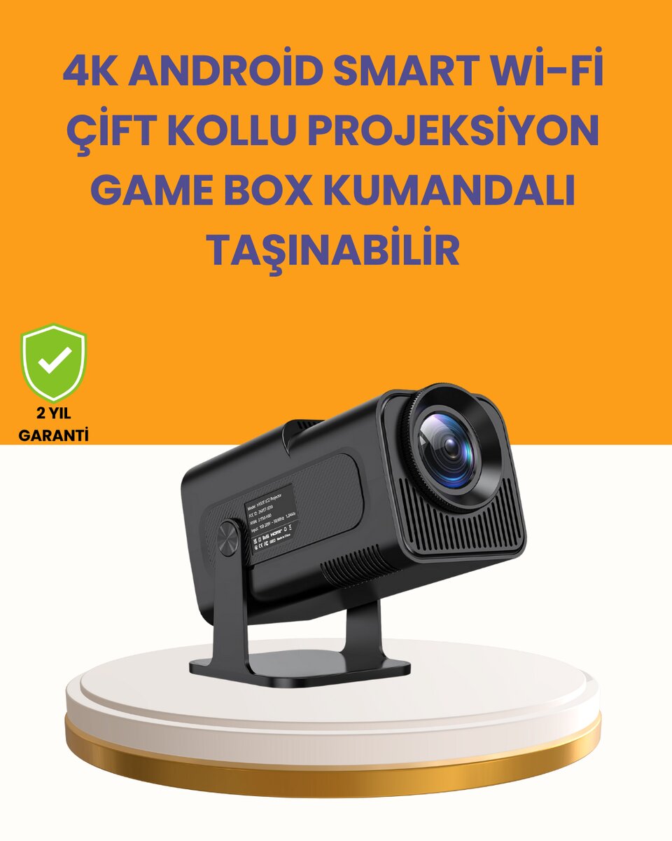 HCS350pro 1080P Full HD Taşınabilir Android Projektör 1 HCS350pro 1080P Full HD Taşınabilir Android Projektör