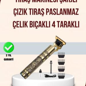Titreşim Motorlu Erkek Saç ve Sakal Düzeltici