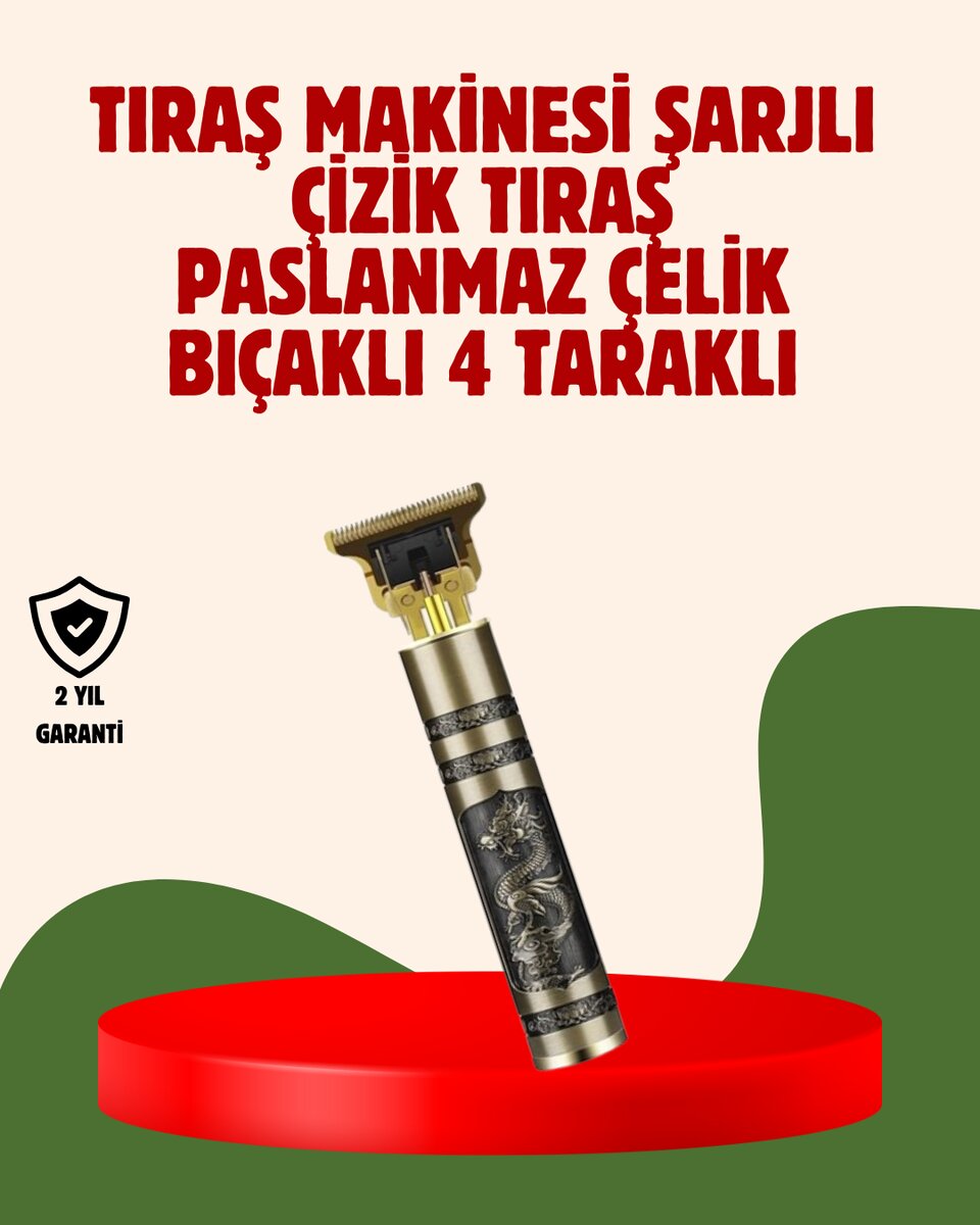 USB Şarjlı Kablosuz Saç Kesme Cihazı 1 USB Şarjlı Kablosuz Saç Kesme Cihazı