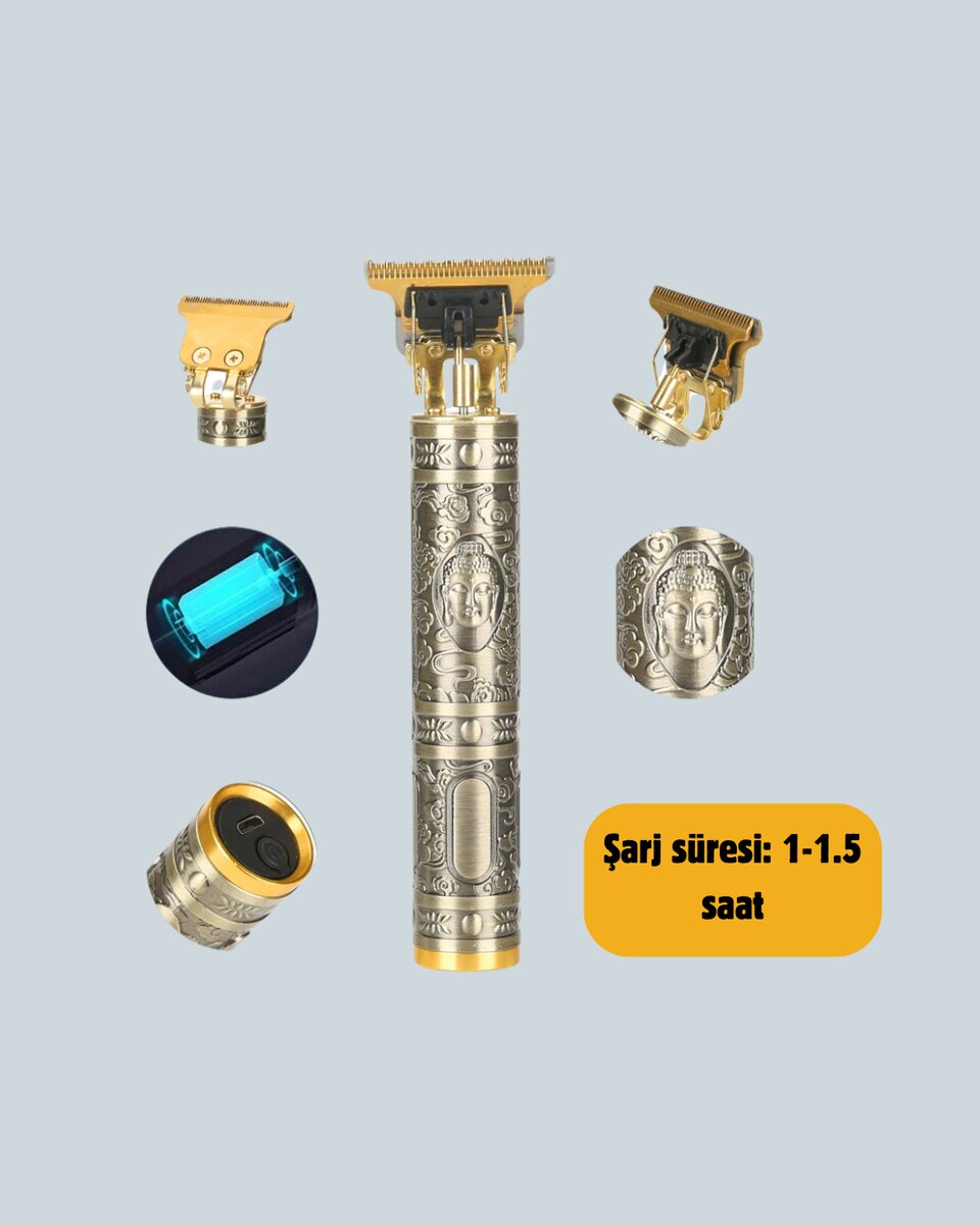 4 Başlıklı Suya Dayanıklı Saç Kesme Makinesi 3 4 Başlıklı Suya Dayanıklı Saç Kesme Makinesi - Görsel 3