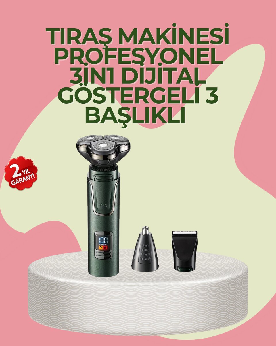 Başlıklı Şarjlı Tıraş ve Bakım Cihazı 1 Başlıklı Şarjlı Tıraş ve Bakım Cihazı