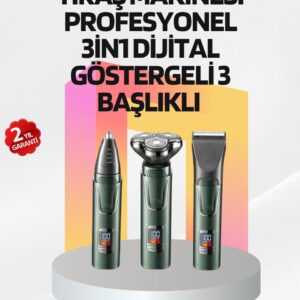 Kablosuz Şarjlı Çok Amaçlı Tıraş Makinesi