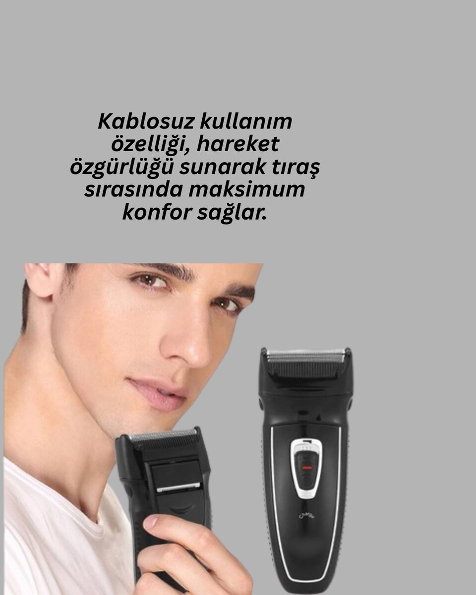 Çift Başlıklı Taşınabilir Tıraş Cihazı 4 Çift Başlıklı Taşınabilir Tıraş Cihazı - Görsel 4