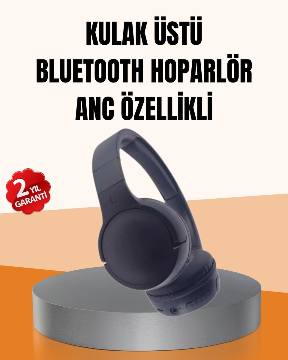 Ayarlanabilir Baş Bantlı Kablosuz Kulak Üstü Kulaklık 1 Ayarlanabilir Baş Bantlı Kablosuz Kulak Üstü Kulaklık