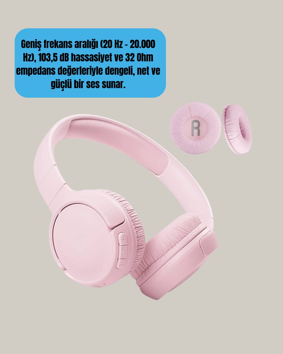 3.2 cm Sürücülü Ergonomik Kablosuz Kulaklık 3 3.2 cm Sürücülü Ergonomik Kablosuz Kulaklık - Görsel 3