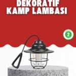 Açık Hava Etkinlikleri İçin Çam Kozalağı Gece Işığı