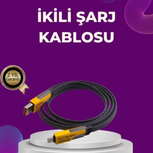 Dayanıklı 4’ü 1 Arada Çok Fonksiyonlu Hızlı Şarj Veri Kablosu