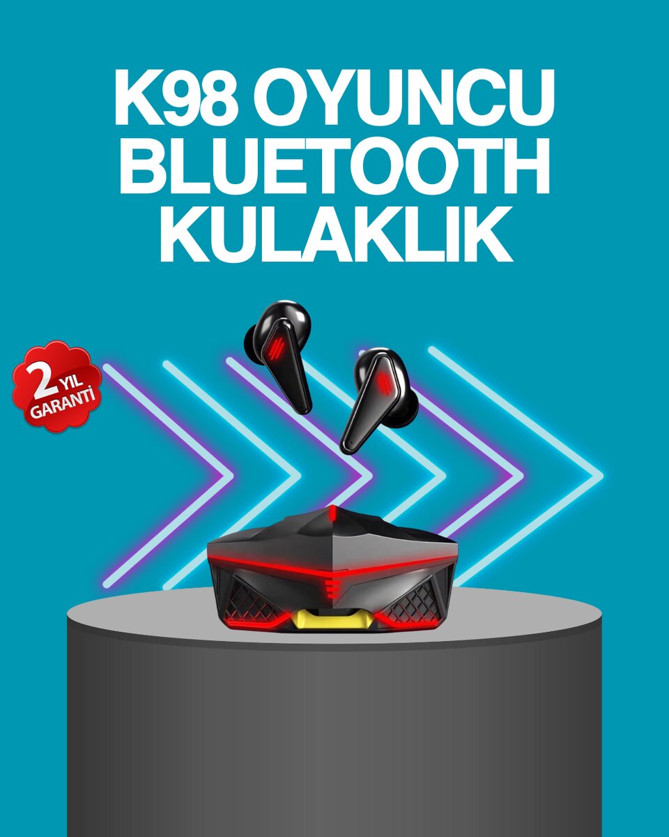 Kablosuz Bluetooth 5.0 Metal Kasa Gaming Kulaklık 1 Kablosuz Bluetooth 5.0 Metal Kasa Gaming Kulaklık