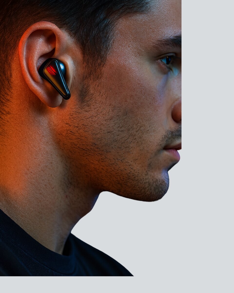 Bluetooth 5.0 Kablosuz Gaming Kulaklık Suya Dayanıklı 2 Bluetooth 5.0 Kablosuz Gaming Kulaklık Suya Dayanıklı - Görsel 2