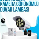 Kablosuz Güneş Paneliyle Şarj Olan Dış Mekan Lambası – 8-10 Saat Aydınlatma Süresi