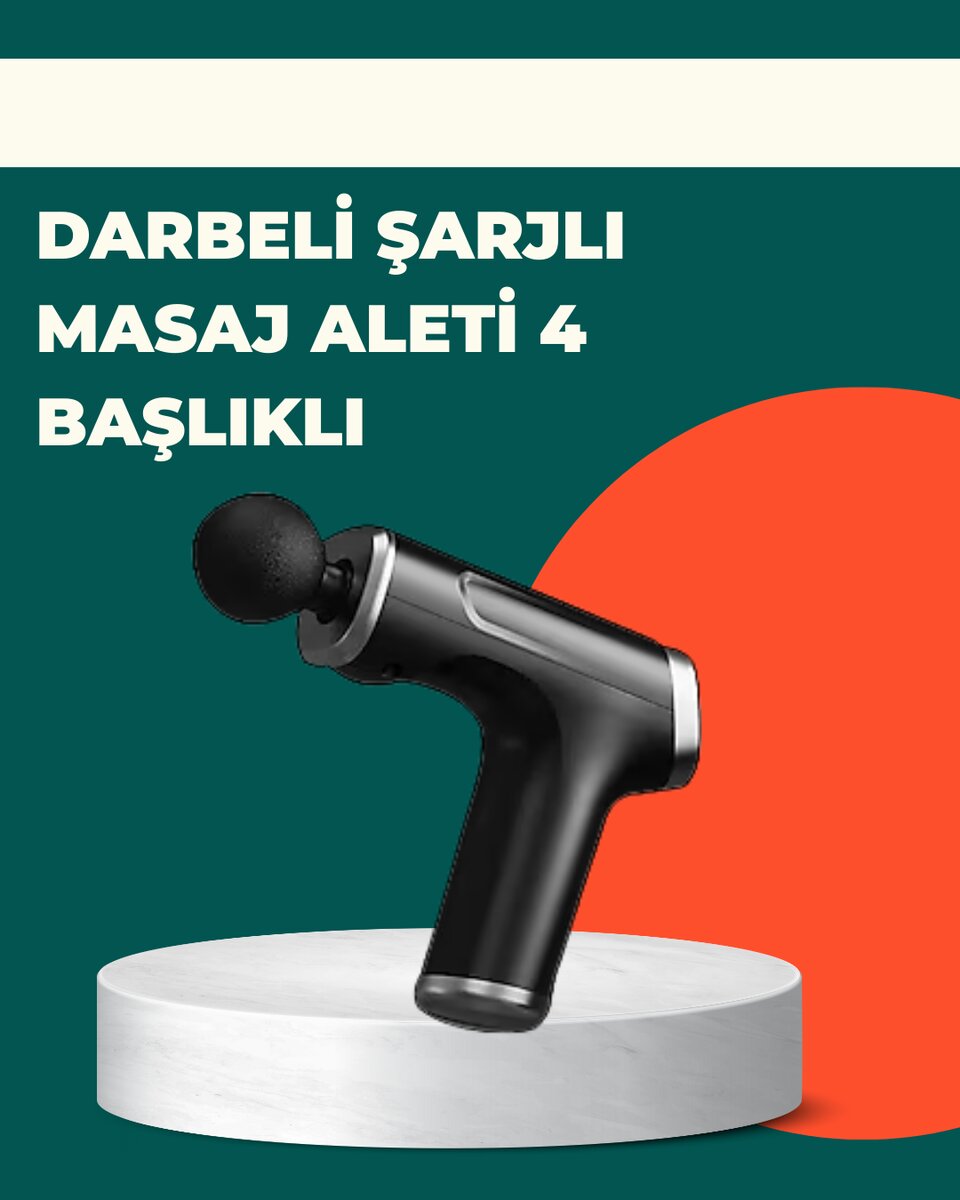 Kas Yorgunluğu Giderici Vücut Masaj Tabancası 1 Kas Yorgunluğu Giderici Vücut Masaj Tabancası
