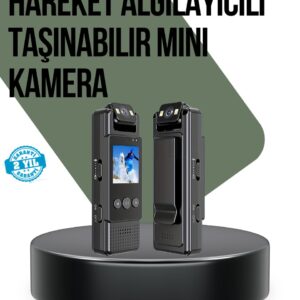 Gece Görüşlü Döngüsel Kayıt Destekli Mini Kamera