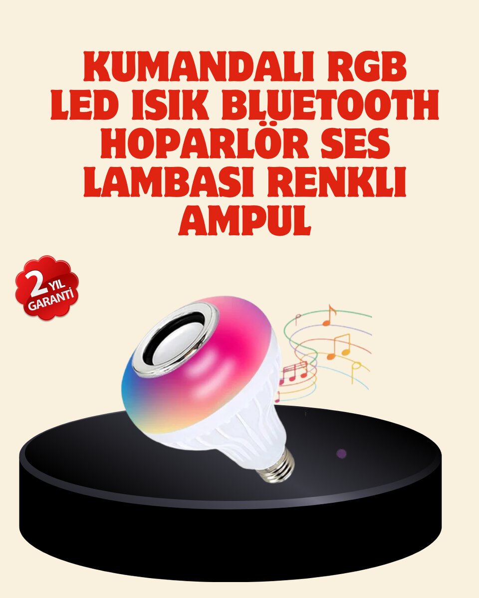 Bluetooth Bağlantılı RGB LED Ampul – Şık ve Fonksiyonel 1 Bluetooth Bağlantılı RGB LED Ampul – Şık ve Fonksiyonel