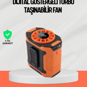 Haydiburaya 79 USB Şarjlı Güçlü Hız Ayarlı El ve Bel Fanı