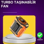 100 Kademeli Hız Ayarlı Taşınabilir Bel ve Boyun Fanı