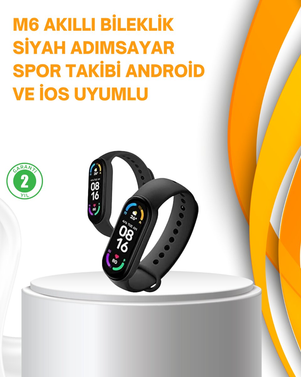 Akıllı Bileklik – Kalp Atışı Uyku Adımsayar ve Bildirim Takibi 1 Akıllı Bileklik – Kalp Atışı Uyku Adımsayar ve Bildirim Takibi