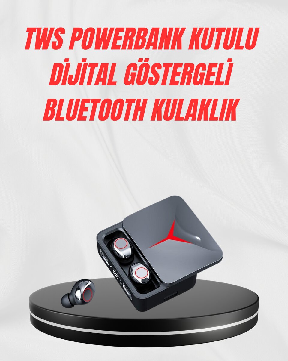 Şarj Kutulu Bluetooth 5.3 Kulaklık – Hızlı Eşleşme ve Net Görüşme Kalitesi 1 Şarj Kutulu Bluetooth 5.3 Kulaklık – Hızlı Eşleşme ve Net Görüşme Kalitesi