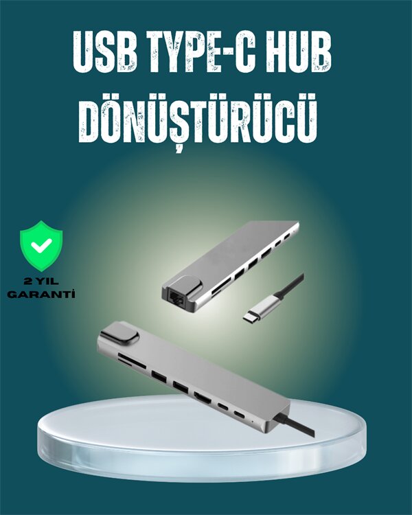 USB‑C Çoklu Bağlantı Merkezi – 5 Gbps 100‑240 V Sağlam Eloksal Tasarım 1 USB‑C Çoklu Bağlantı Merkezi – 5 Gbps 100‑240 V Sağlam Eloksal Tasarım