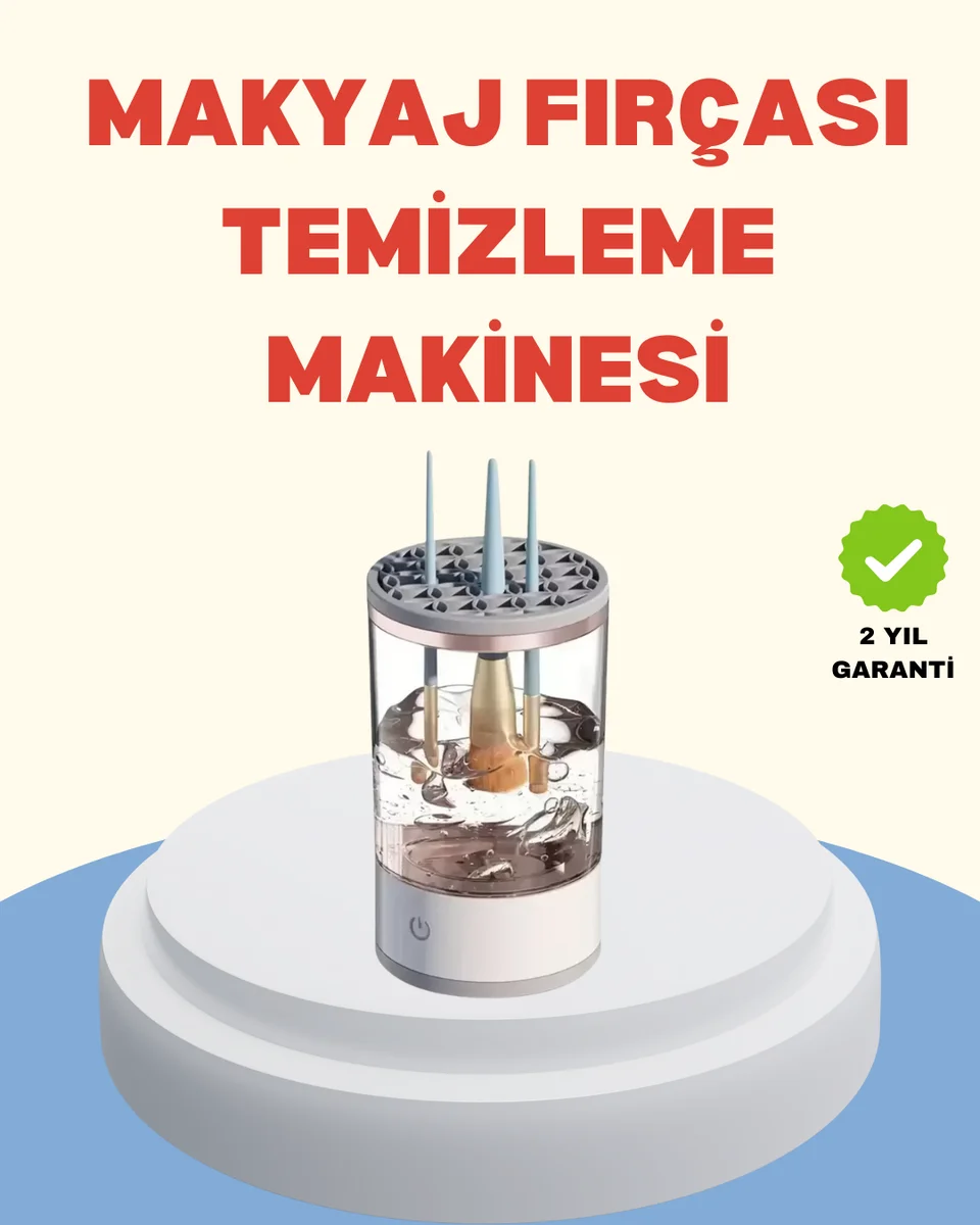 Profesyonel Makyaj Fırçası Temizleme ve Kurutma Makinesi 1 Profesyonel Makyaj Fırçası Temizleme ve Kurutma Makinesi