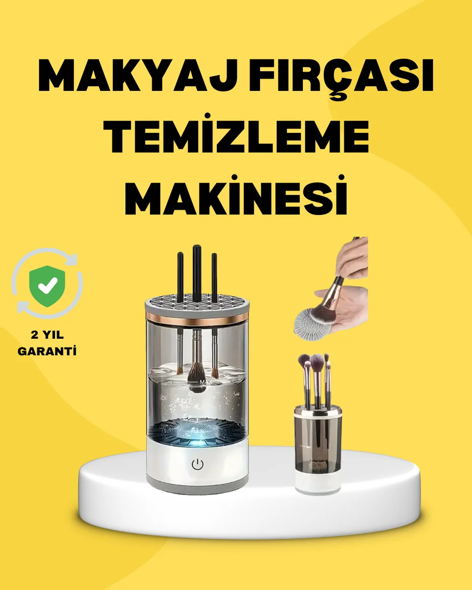 Tüm Boyutlara Uygun Otomatik Makyaj Fırçası Yıkama Cihazı 1 Tüm Boyutlara Uygun Otomatik Makyaj Fırçası Yıkama Cihazı