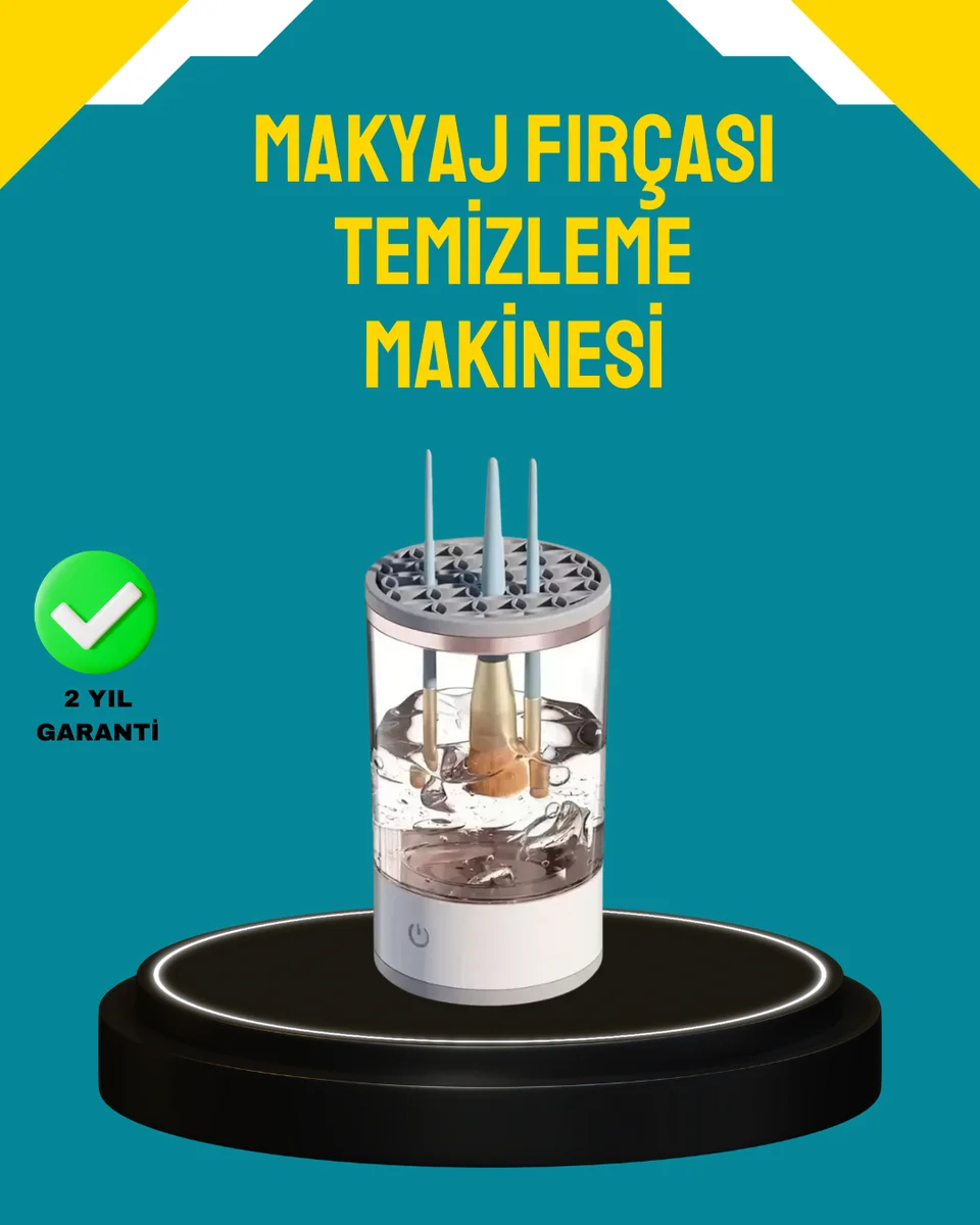Sonik Teknoloji ile Derinlemesine Makyaj Fırçası Temizleyici 1 Sonik Teknoloji ile Derinlemesine Makyaj Fırçası Temizleyici