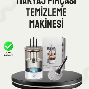 USB Şarjlı Kompakt Makyaj Fırçası Temizleme Makinesi