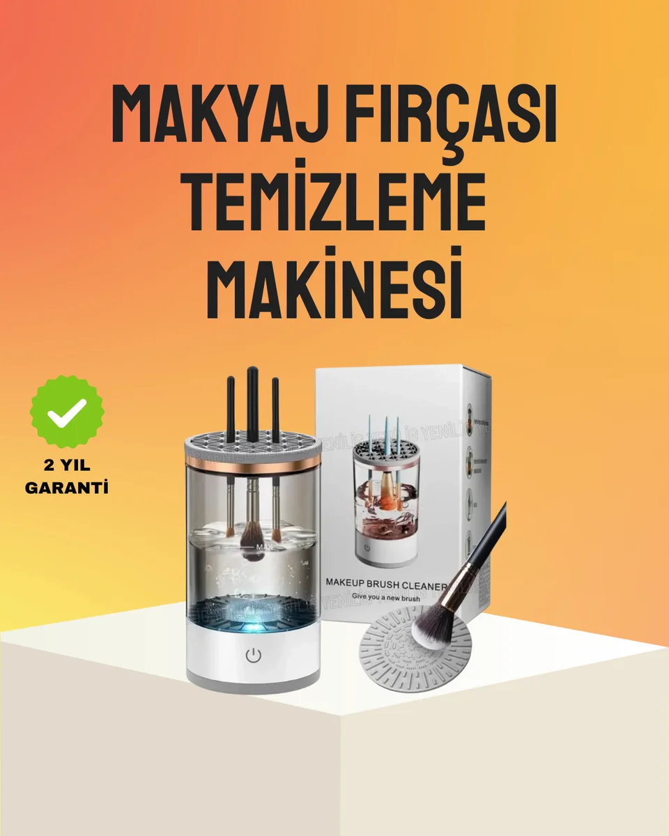 Hijyenik ve Hızlı Makyaj Fırçası Yıkama ve Kurutma Cihazı 1 Hijyenik ve Hızlı Makyaj Fırçası Yıkama ve Kurutma Cihazı