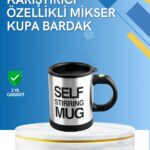 Çift Katmanlı Termos Özellikli Karıştırma Motorlu Kupa