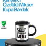 Kendi Kendini Karıştıran Termos Kupa – Pratik, Güçlü Motorlu ve Termos Özellikli